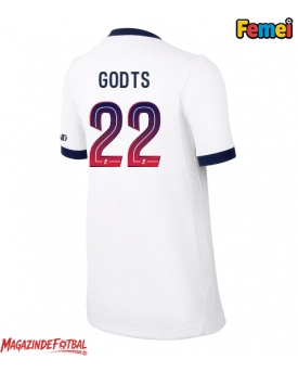 Paris Saint-Germain Mika Godts #22 Tricou Fotbal Replică 2026-27 Femei Deplasare Paris Saint-Germain Mika Godts #22 Tricou Fotbal Replică 2026-27 Femei Deplasare